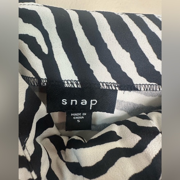 Zebra Print One Shoulder Cocktail Dress, size S - Picture 2 of 15